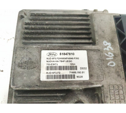 Centralina Motore Ford KA 1.3 55 KW Diesel 2008-2015 169A1000 51847810