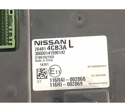 Centralina Comfort BCM Nissan Qashqai 2014-2017 284B1 4CB3A
